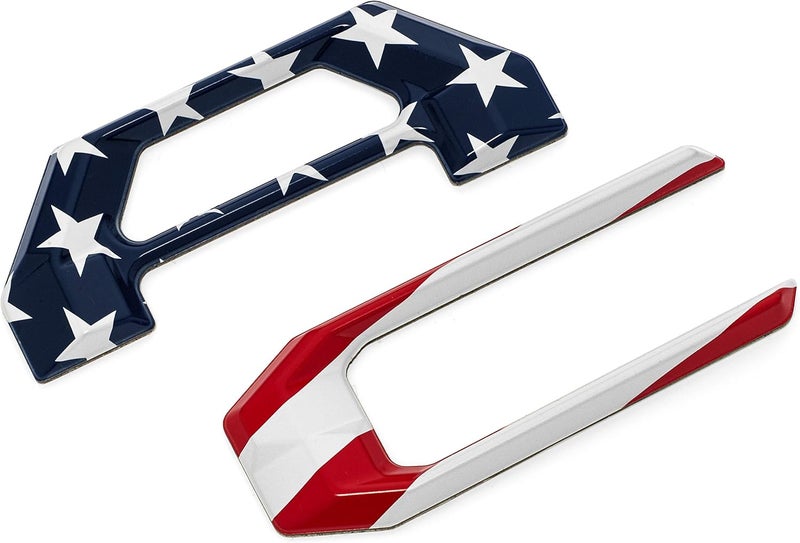 EyeCatcher Pro Series Tailgate Letter Inserts Compatible with 2016-2023 Tacoma (American Flag) - Image 1